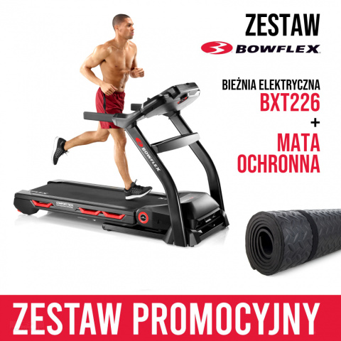 BOWFLEX BIEŻNIA ELEKTRYCZNA BXT 226 + Mata ochronna GRATIS BOWFLEX BIEŻNIA ELEKTRYCZNA BXT 226 + Mata ochronna GRATIS