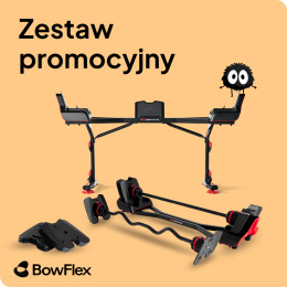 BOWFLEX ZESTAW SZTANG REGULOWANYCH SELECTTECH 2080 + STOJAK + DODATKOWE OBCIĄŻENIE