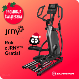 SCHWINN ROWER ELIPTYCZNY PROGRAMOWANY KOMPAKTOWY 590E + Roczne członkostwo JRNY